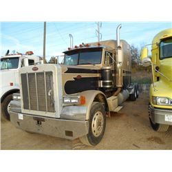 1993 PETERBILT 379 T/A TRUCK TRACTOR, S/N 1XP5DB9X0PD333239, CAT 3406 425 HP ENG, 10 SPD TRANS, 38K 