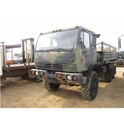 1997 STEWART & STEVENSON M1083 6X6 CARGO TRUCK, S/N BT006064BCGF, CAT 300 HP DIESEL ENG, ALLISON A/T