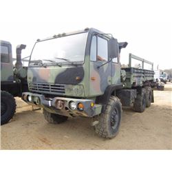 1997 STEWART & STEVENSON M1083 6X6 CARGO TRUCK, S/N BT005988BCGF, CAT 300 HP DIESEL ENG, ALLISON A/T