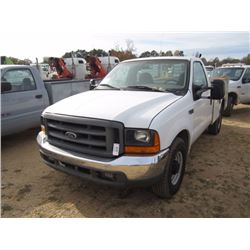 1999 FORD F250 SERVICE TRUCK, S/N 1FTNF20L9XEB25215, GAS ENG, A/T, KNAPHEIDE SERVICE BODY, ODOMETER 