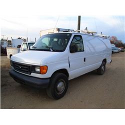 2006 FORD VAN, S/N 1FTSS34L26HB34382, GAS ENGINE, A/T