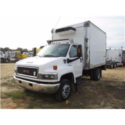 2008 GMC C5500 S/A BOX VAN TRUCK, S/N 1GDE5C1928F417842, DURAMAX DIESEL ENG, A/T, 12' MORGAN BODY, C