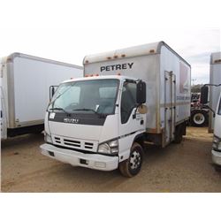 2006 ISUZU NPR BOX VAN TRUCK, S/N JALB4B16267021779, 5.2L DIESEL ENG, A/T, 14' BOX BODY, REAR & SIDE
