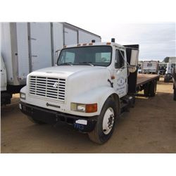 1994 INTERNATIONAL 4700 S/A FLATBED TRUCK, S/N 1HTSCPLL3RH552463, IHC DIESEL ENG, A/T, 24' FLATBED B