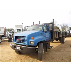 1999 GMC C6500 S/A FLATBED, S/N 1GDJ7H1D7XJ853107, GM GAS ENG, ALLISON A/T, 24' FLATBED BODY W/2' SI