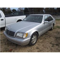 1999 MERCEDES S320, S/N WDBGA32G3XA430650, 6 CYL GAS ENG, A/T