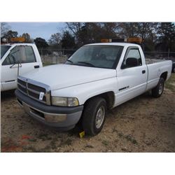 1998 DODGE RAM 1500 PICKUP, S/N 1B7HC16Y5WS724907, V8 GAS, A/T, ODOMETER READING 150,402 MILES (COUN