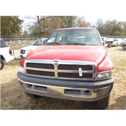 1997 DODGE RAM 2500 4X4, S/N 1B7KF26D5J600883, CUMMINS DIESEL ENG, A/T, ODOMETER READING 340,375 MIL