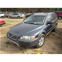 2005 VOLVO XC70, S/N 7V1SZ592251193716, GAS ENG, A/T, ODOMETER READING 110,423 MILES