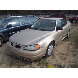 2005 PONTIAC GRAND AM, S/N 1G2NE52E65M150406, GAS ENG, A/T, ODOMETER READING 194,330 MILES