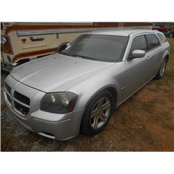 2006 DODGE RT MAGNUM 4 DOOR STATION WAGON, S/N 2D4GV57226H107160, A/T, 5.7L HEMI GAS ENG, ODOMETER R