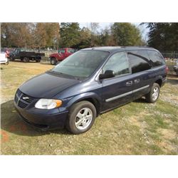 2007 DODGE CARAVAN, S/N 104GP24R37B152922, GAS ENG, A/T