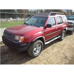 2001 NISSAN EXTERRA SUV, S/N 5N1ED28T5K534689, GAS ENGINE, A/T, ODOMETER READING 281,217 MILES