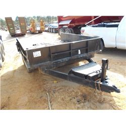 8' X 10' HYD T/A TAG DUMP TRAILER, S/N , ST 205/75D15 TIRES