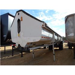 2005 CLEMENT STARLITE T/A DUMP TRAILER, S/N 5C2BB38BX5M004570, 38' LONG, TARP, CENTER POINT HYBRID S