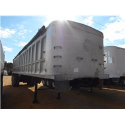 TI BROOK TA/ ALUMINUM DUMP TRAILER, 38' LONG, 285/75R24.5 TIRES ON DISC WHEELS