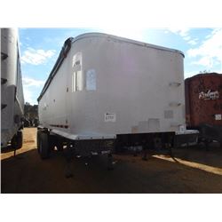 VANTAGE 30' TRI-AXLE ALUMINUM DUMP TRAILER, S/N 4EPAA30332ATA4453, HIGH LIFT GATE, TARP, LIFT AXLE, 