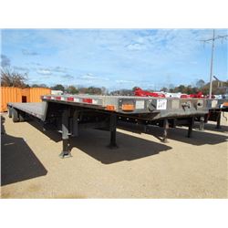 2002 TRANCRAFT 50' T/A LOWBOY STEP DECK TRAILER, S/N 1TTE5320821069039, SPREAD AXLE, 11' STEP DECK, 