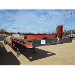 1982 GREAT DANE 42' DROP DECK T/A TRAILER, S/N 1GRDN8420CM003805, 10' DECK, 11R17.5 TIRES