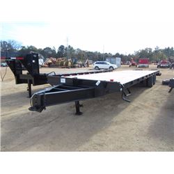 1997 12 TON 8' X 30' CIRCLE W T/A TAG TRAILER, S/N 1C9TB2546V1140132, DOVETAIL, FLIP UP RAMPS