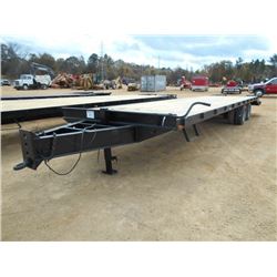 1997 CIRCLE W 8' X 34' T/A UTILITY TRAILER, S/N 1C9TB234XV1140134, 5' DOVETAIL, FOLD UP RAMP, 9.50-1