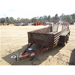 1992 BETTER BUILT T/A TAG TRAILER, S/N 1B9FB1225N1118112, 5'X 12' FOLD UP RAMPS, 7.00-15LT TIRES