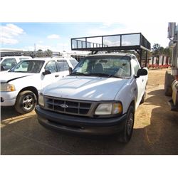 1997 FORD F150 PICKUP TRUCK, S/N 1FTDF17W3VLB88616, 4.6L ENGINE, A/T, PIPE RACK (DOES NOT RUN)
