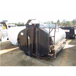 2000 GAL WATER TANK, TRUCK MOUNTABLE