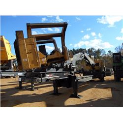 TIGERCAT 234 LOG LOADER, S/N 2340711 (10 YR) ECAB W/AIR, DELIMBER, MTD ON T/A TRAILER, 425/65R22.5 T
