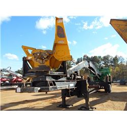 JOHN DEERE 437D LOG LOADER, S/N 250141 (13 YR) JD DIESEL, ECAB W/AIR, CSI 264 DELIMBER, MTD ON PITTS