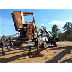 JOHN DEERE 437C LOG LOADER, S/N 159451 (08 YR) JD DIESEL, ECAB W/AIR, CTR DELIMBER, MTD ON T/A TRAIL