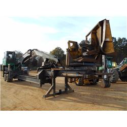 JOHN DEERE 437C LOG LOADER, S/N 013212 (06 YR) CSI DELIMBER SAW, ECAB W/AIR, MTD ON PITTS T/A TRAILE