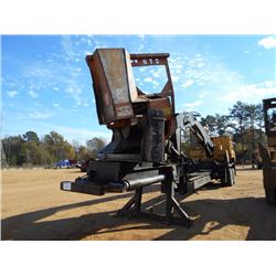 TIGERCAT 230B LOG LOADER, S/N 2300646, DIESEL ENG, ECAB W/AIR, CTR DELIMBER, MTD ON T/A TRAILER, 11R