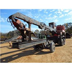 PRENTICE 210C LOG LOADER, S/N 210P26052, DIESEL ENG, ECAB W/AIR, STD ON SELF PROPELLED CARRIER, S/N 