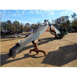 JOHN DEERE 437C LOG LOADER, S/N T0437CX151855, 6 CYL JOHN DEERE ENG, ECAB W/AIR (NO CARRIER SITTING 