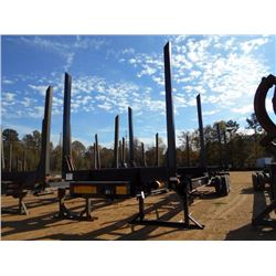 (UNUSED) 2016 PITTS LT40-8UL LOG TRAILER, S/N 5JYLT4026GPP01416, GVWR 80,000#, 4 BOLSTER, 4 TIE DOWN