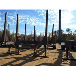 2009 MAGNOLIA 4-BOLSTER T/A LOG TRAILER, S/N 1M9BA42279135095, 11R24.5 TIRES