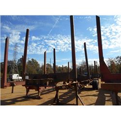 4 BOLSTER T/A LOG TRAILER, S/N , 11R24.5 TIRES
