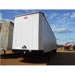 (UNUSED) 2016 DORSEY CV-45 CHIP TRAILER, S/N 5JYCV4522GED00981, GVWR 65,850#, 45' LONG, CLOSED TOP, 