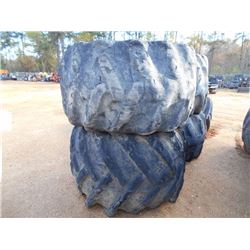 1 LOT (2) LOG SKIDDER TIRE W/RIM