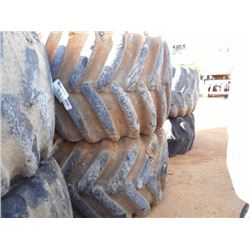 1 LOT (2) LOG SKIDDER TIRE W/RIMS