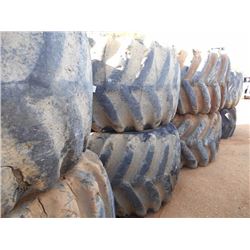 1 LOT (2) LOG SKIDDER TIRE W/RIMS