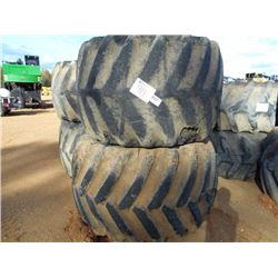 1 LOT (2) LOG SKIDDER TIRE W/RIMS