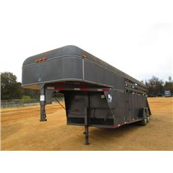 QUALITY BUILT 20' T/A GOOSENECK TRAILER, S/N 063418, LIVESTOCK TRAILER, LT215/85R16 TIRES