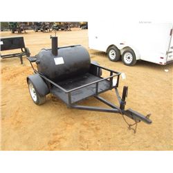 BAR-B-QUE GRILL MTD ON T/A TRAILER