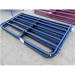 1 LOT (5) 8' GATES 7 BAR