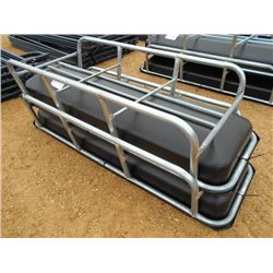 1 LOT (2) 8' FEED BUNKS