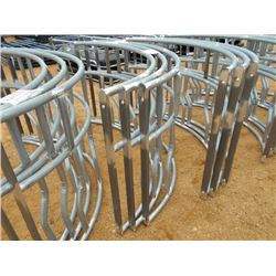 5' RD GALV BALE FEEDER
