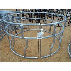 5' RD GALV BALE FEEDER