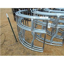 5' RD GALV BALE FEEDER